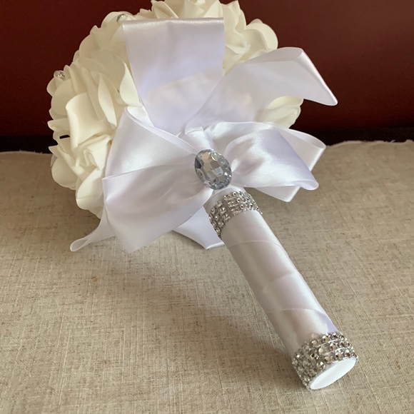 Other - Crystal and White Bouquet